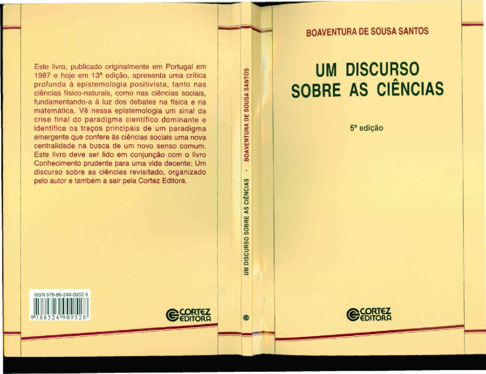 Um discurso sobre as ciências